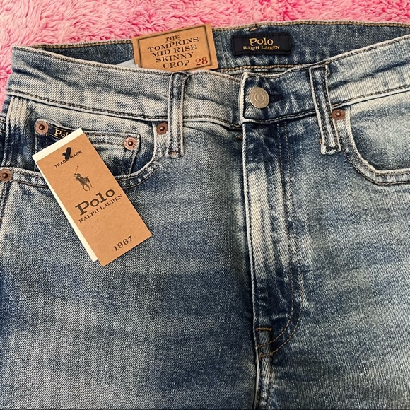 Polo Ralph Lauren Tompkins Mid Rise Skinny Corp Jean - Picture 8 of 16